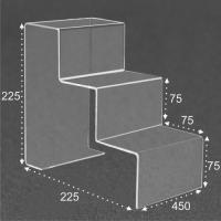 Подставка под продукцию 450х225х225(3 уровня) - интернет-магазин pos материалов ПОСМАРКЕТ 